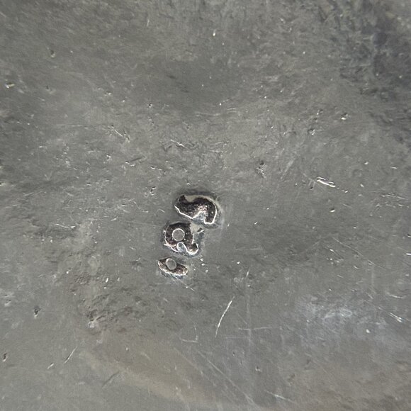 VTG Sterling Silver 925 Etruscan Moroccan Style Hexagonal Drop Dangle Earrings - Picture 9 of 16